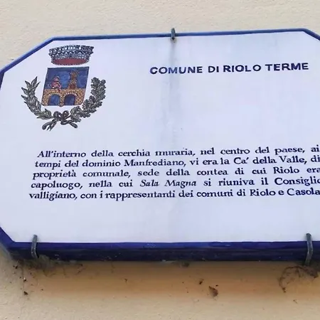 Appartamento centro storico Riolo Terme *